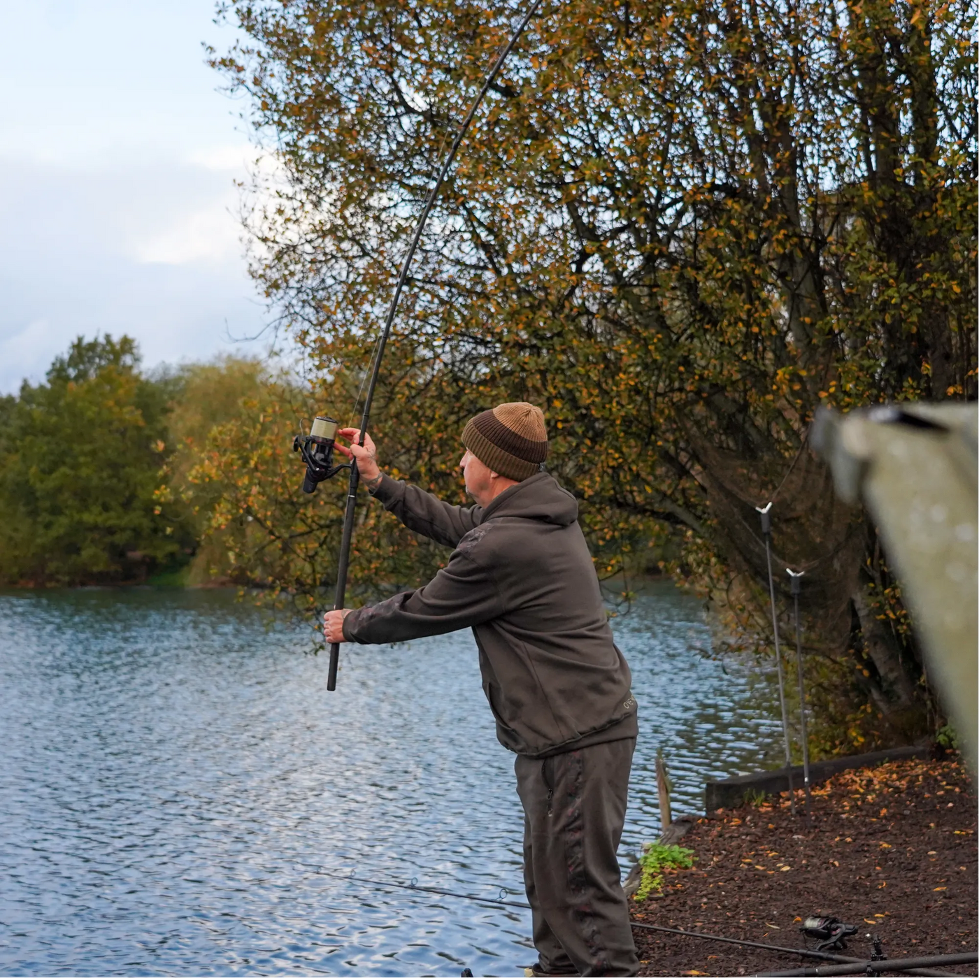 OMC One More Cast Split Camo Splash Hoodie