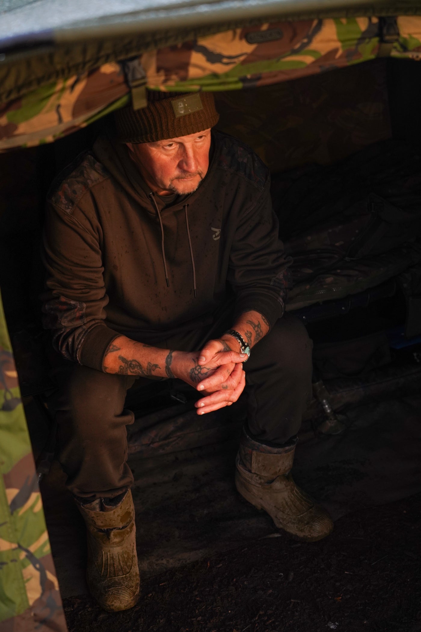 OMC One More Cast Split Camo Splash Hoodie