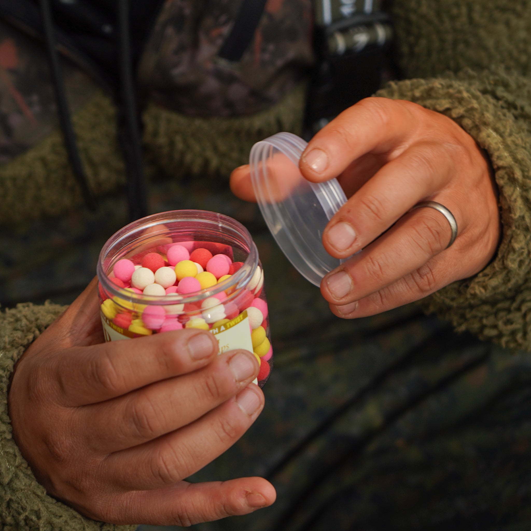 iScream Boosted Mini Fluoro Pop Ups 10mm White Pink Yellow Red OMC One More Cast