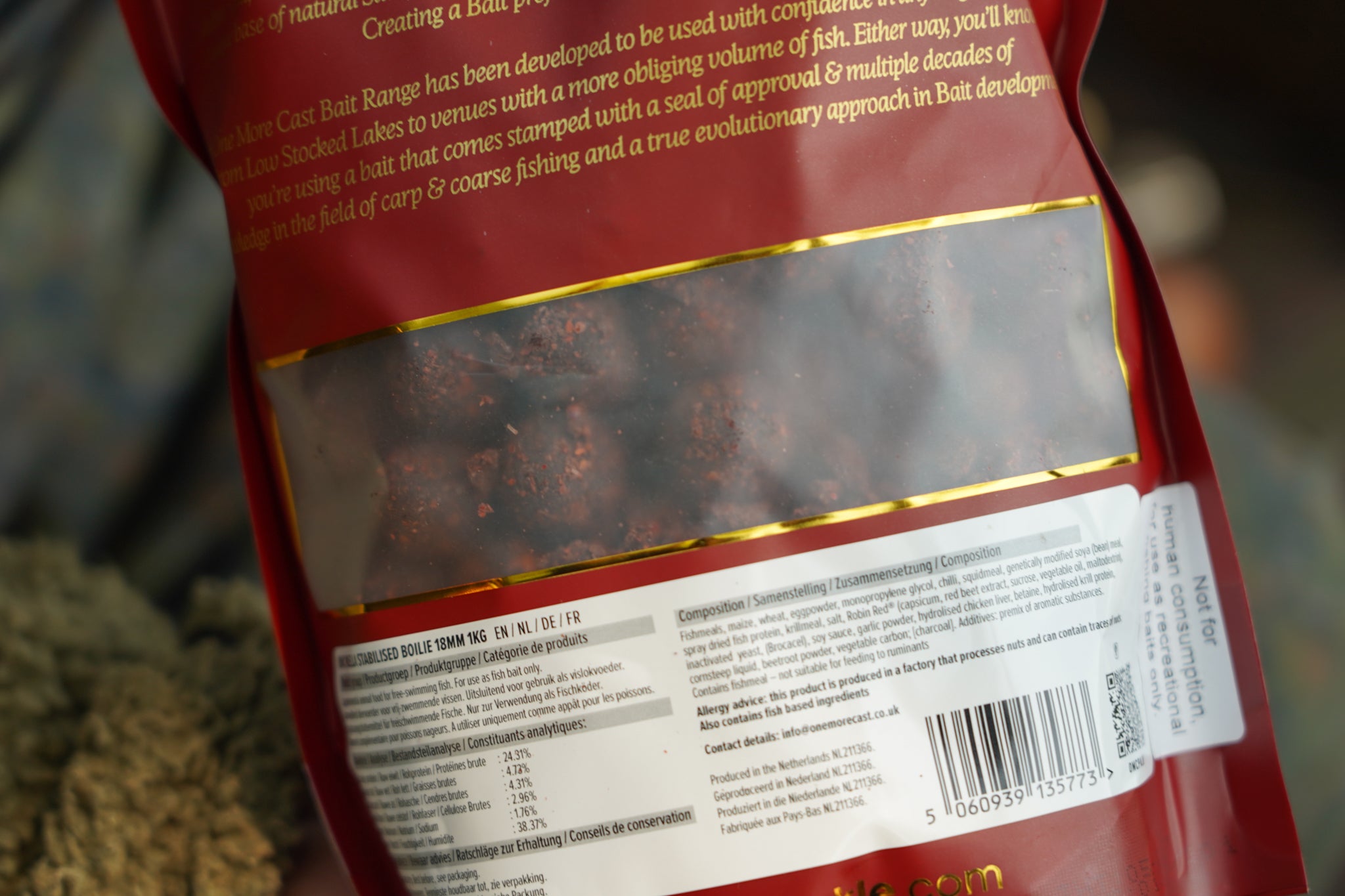 Paella Stabilised Boilies Carp OMC One More Cast