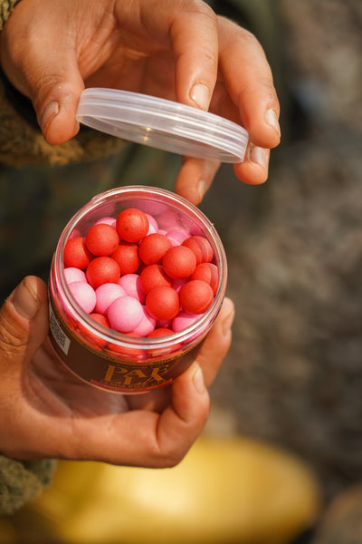 Paella Boosted Fluoro Pop Ups 14mm Pink Red Yellow White OMC One More Cast