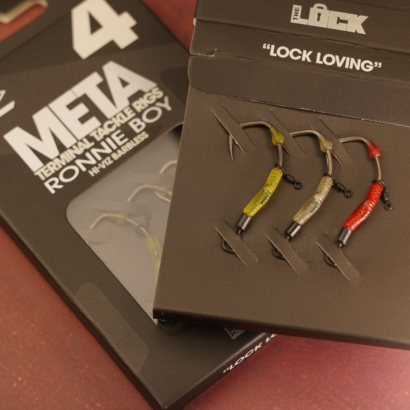OMC One More Cast META Lock Hook Ronnie Boy Hi Viz micro barbed barbless size 6 4 2