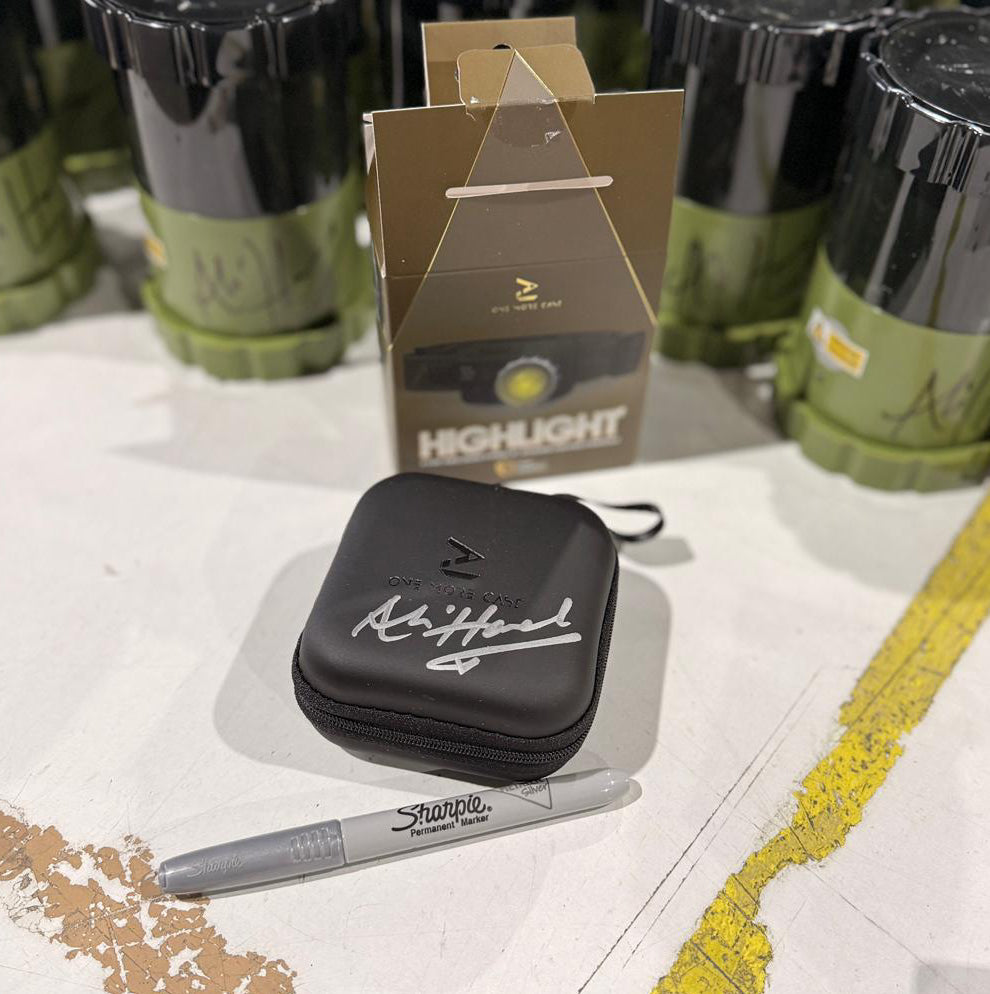 OMC HIGHTLIGHT HEAD TORCH SIGNED LIMITED EDITION