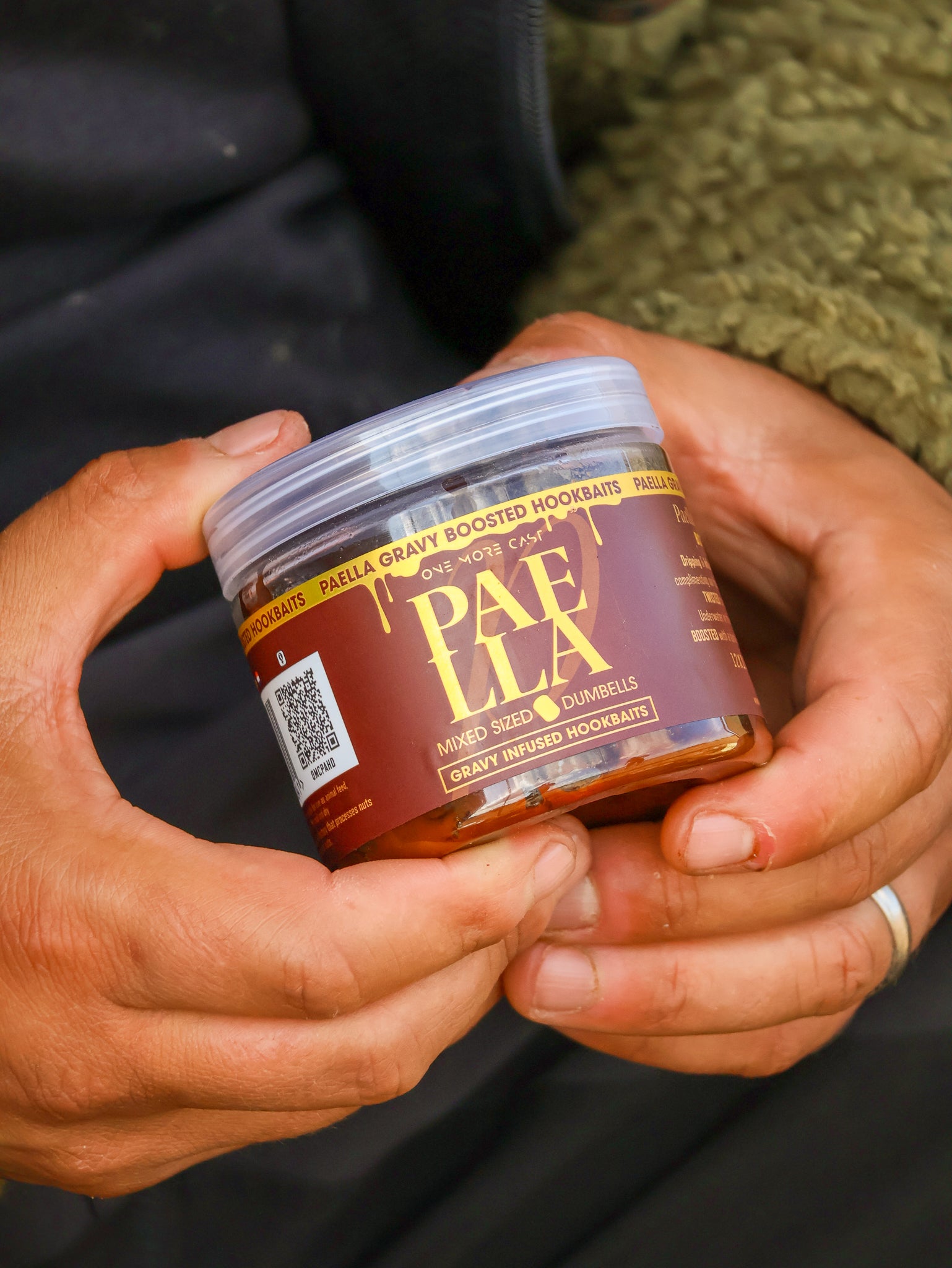 OMC One More Cast Bait Paella infused Gravy dumbells hard hookers hardened