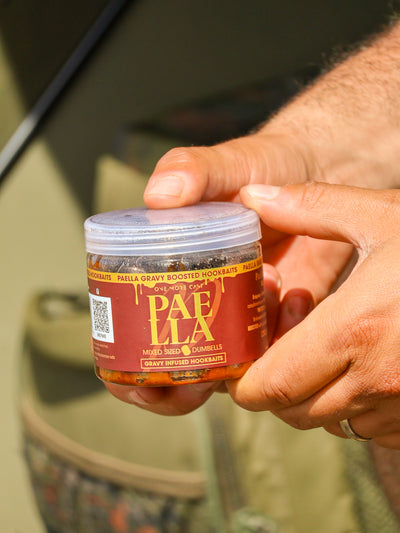 OMC One More Cast Bait Paella infused Gravy dumbells hard hookers hardened