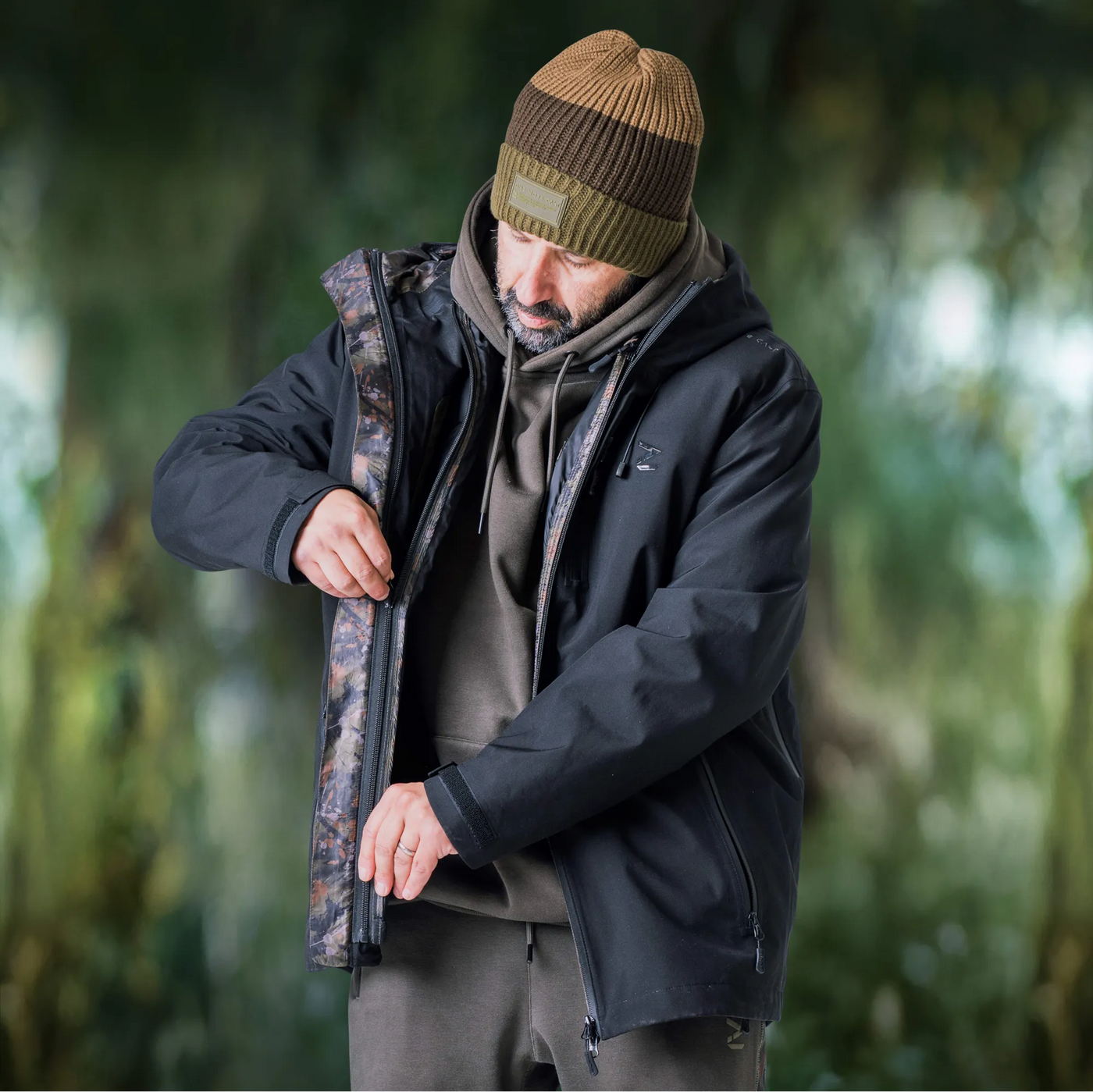 OMC Date Knight Splash Camo Waterproof Jacket Outdoors Camping All Weather