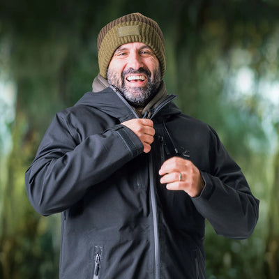 OMC Date Knight Splash Camo Waterproof Jacket Outdoors Camping All Weather