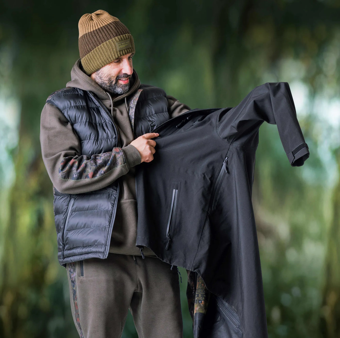 OMC Date Knight Splash Camo Waterproof Jacket Outdoors Camping All Weather