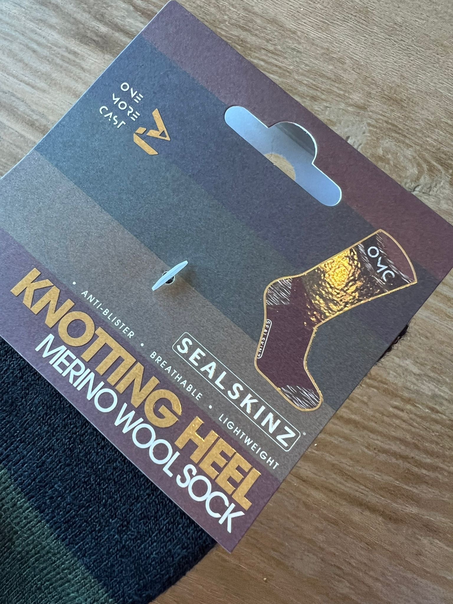 Knotting Heel Merino Wool Sock