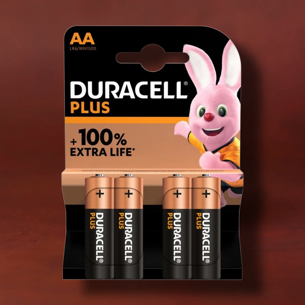Duracell Plus AA 100% Extra Life Batteries