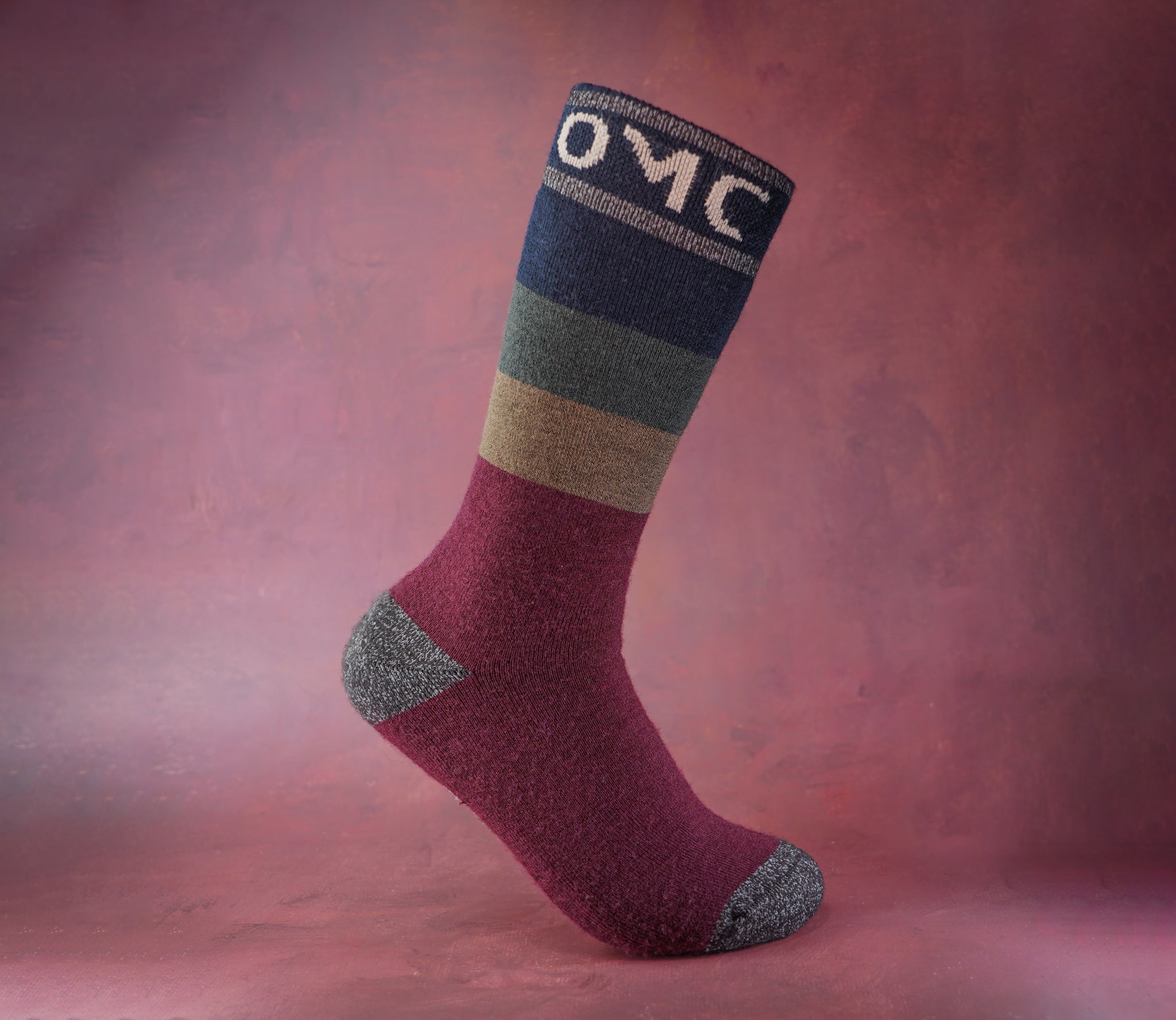 Knotting Heel Merino Wool Sock