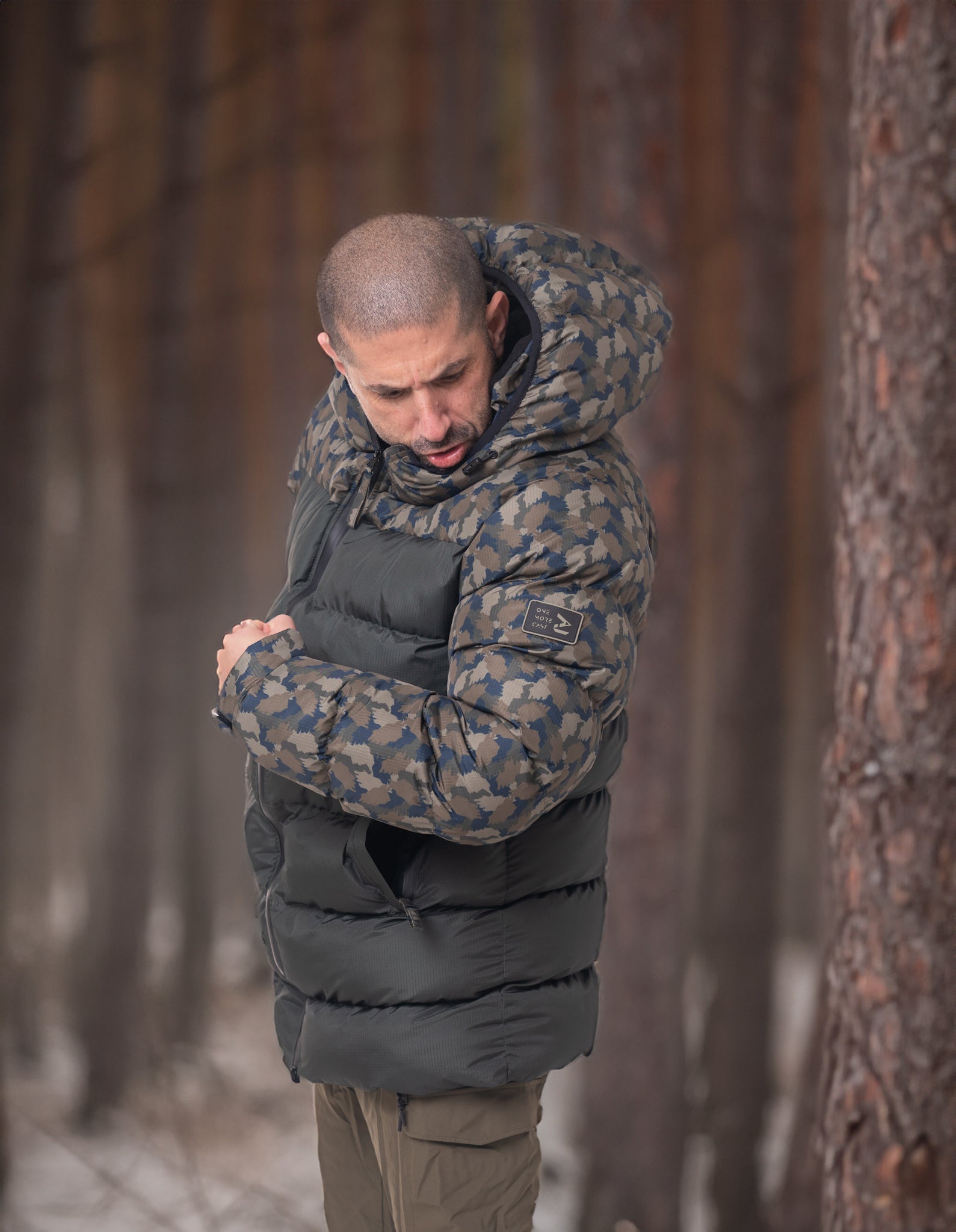 Splashleaf Camo Puffer Jacket Limited Edition Bundle