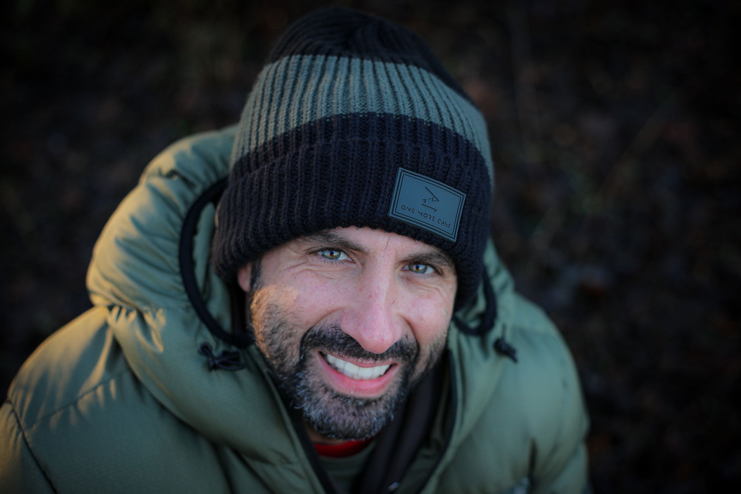 Big Head Beanie - Black Stripe