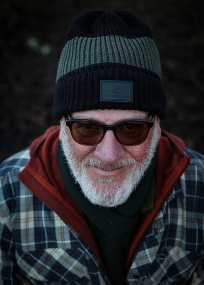 Big Head Beanie - Black Stripe