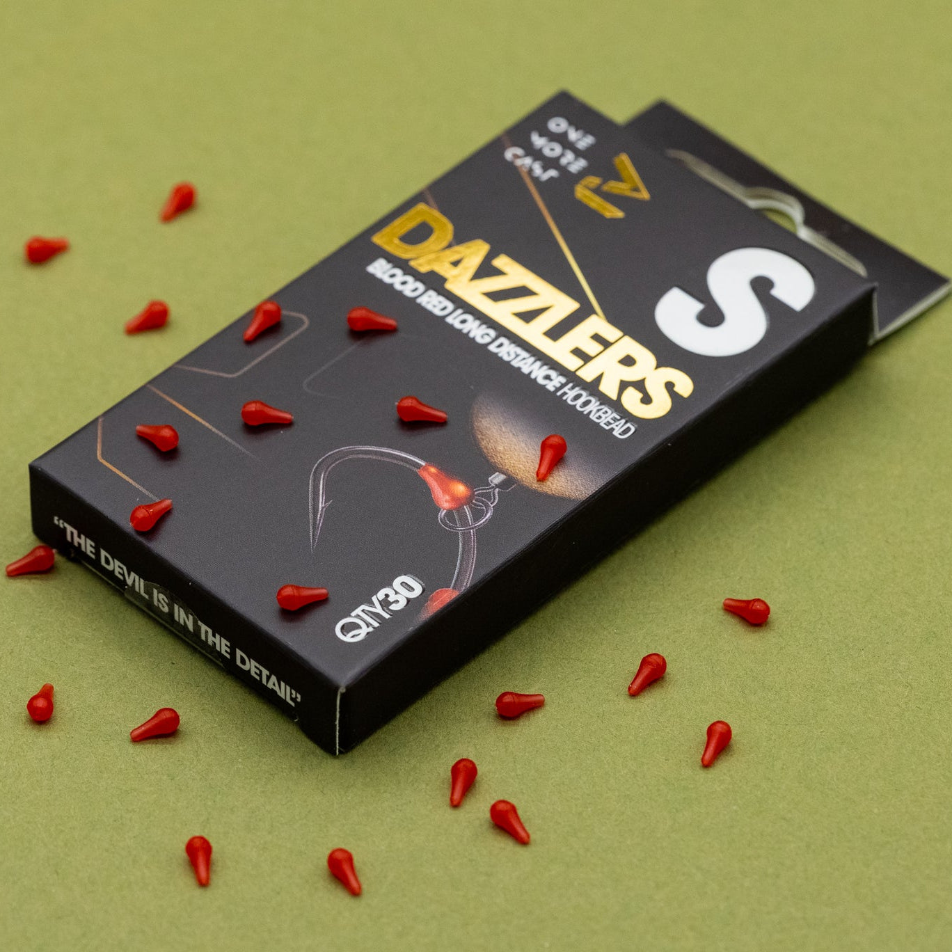 Dazzlers Blood Red Long Distance Hookbead