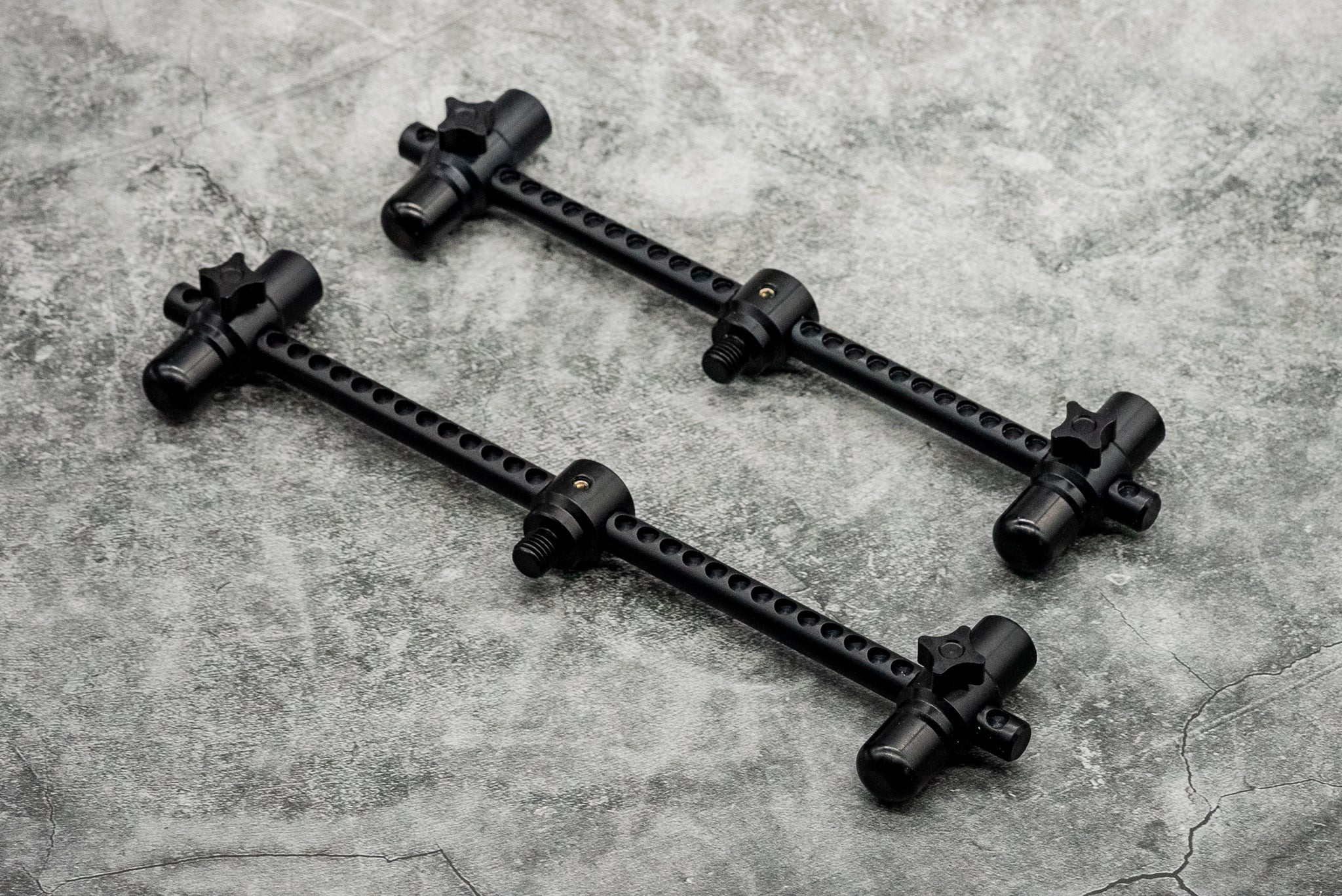 Elbowz Black Anodised Aluminium (Pair)