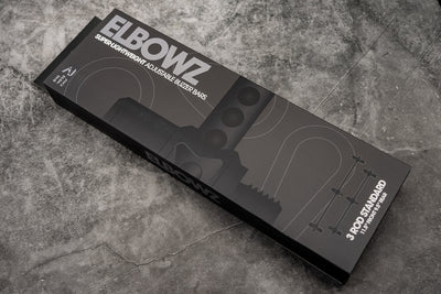 Elbowz Black Anodised Aluminium (Pair)