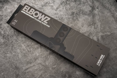Elbowz Black Anodised Aluminium (Pair)