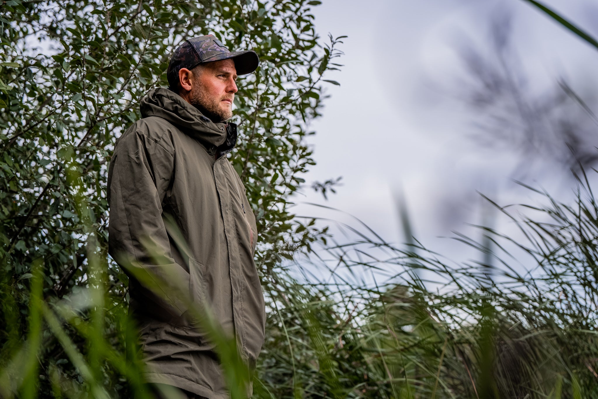 Forest Green Mrigal Spring Water Resistant Jacket