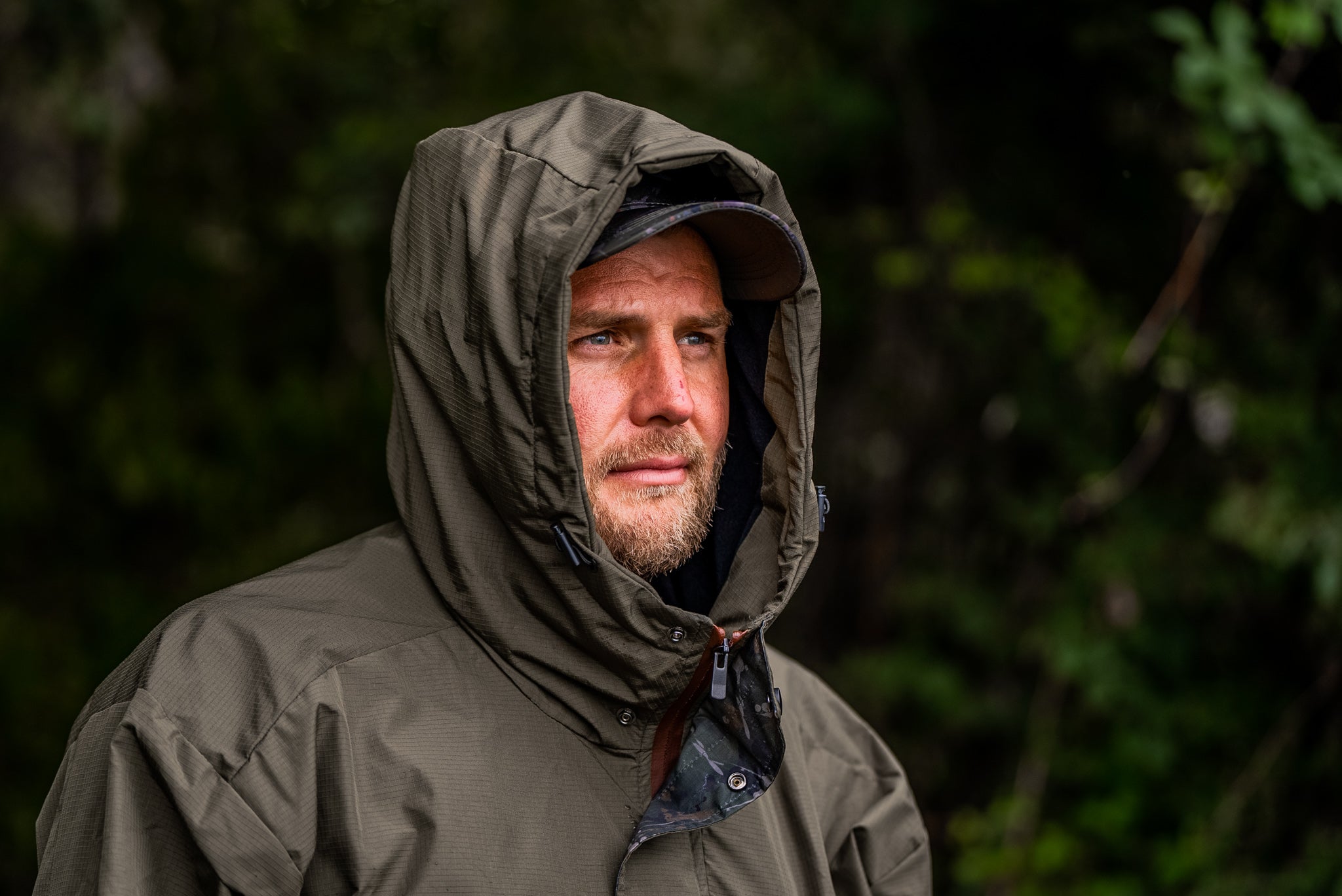 Forest Green Mrigal Spring Water Resistant Jacket