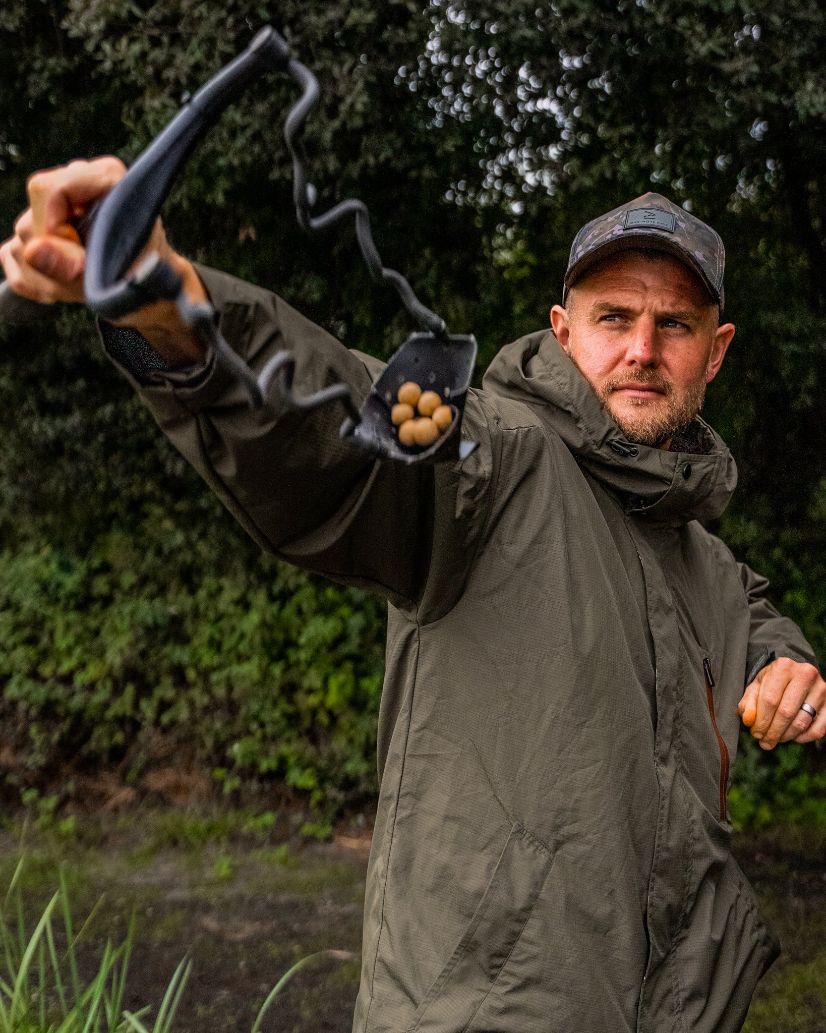 Forest Green Mrigal Spring Water Resistant Jacket