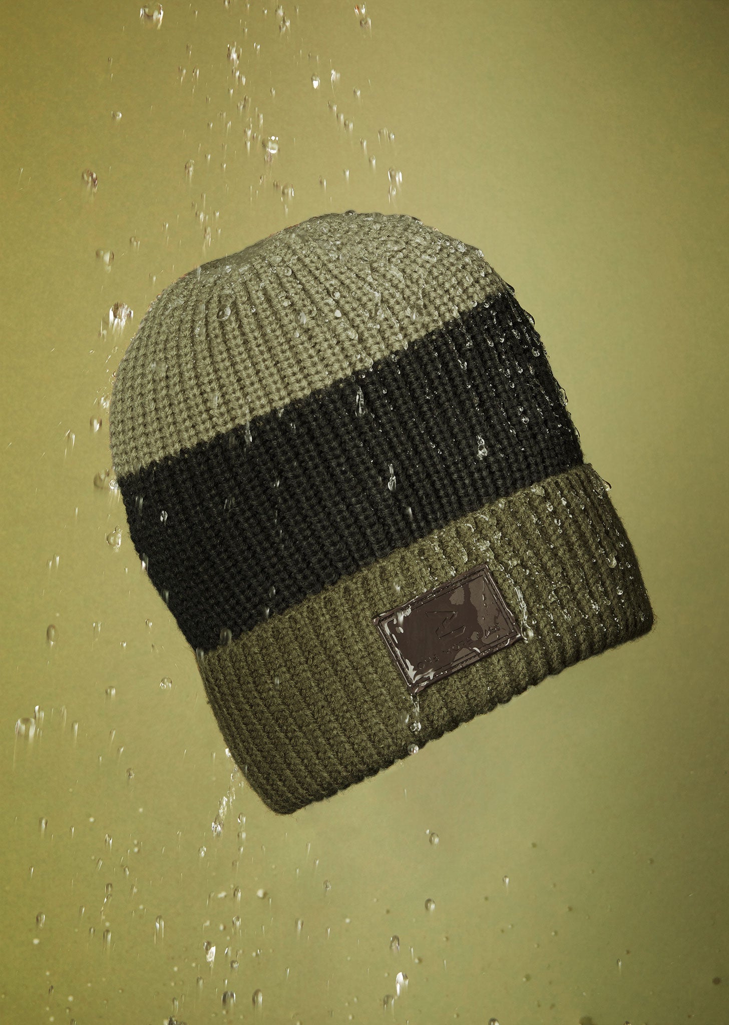 Big Head Beanie - Deep Green (Water Repellent Technology)