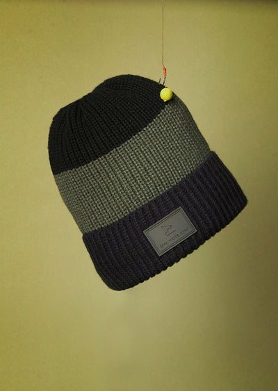 Big Head Beanie - Black Stripe