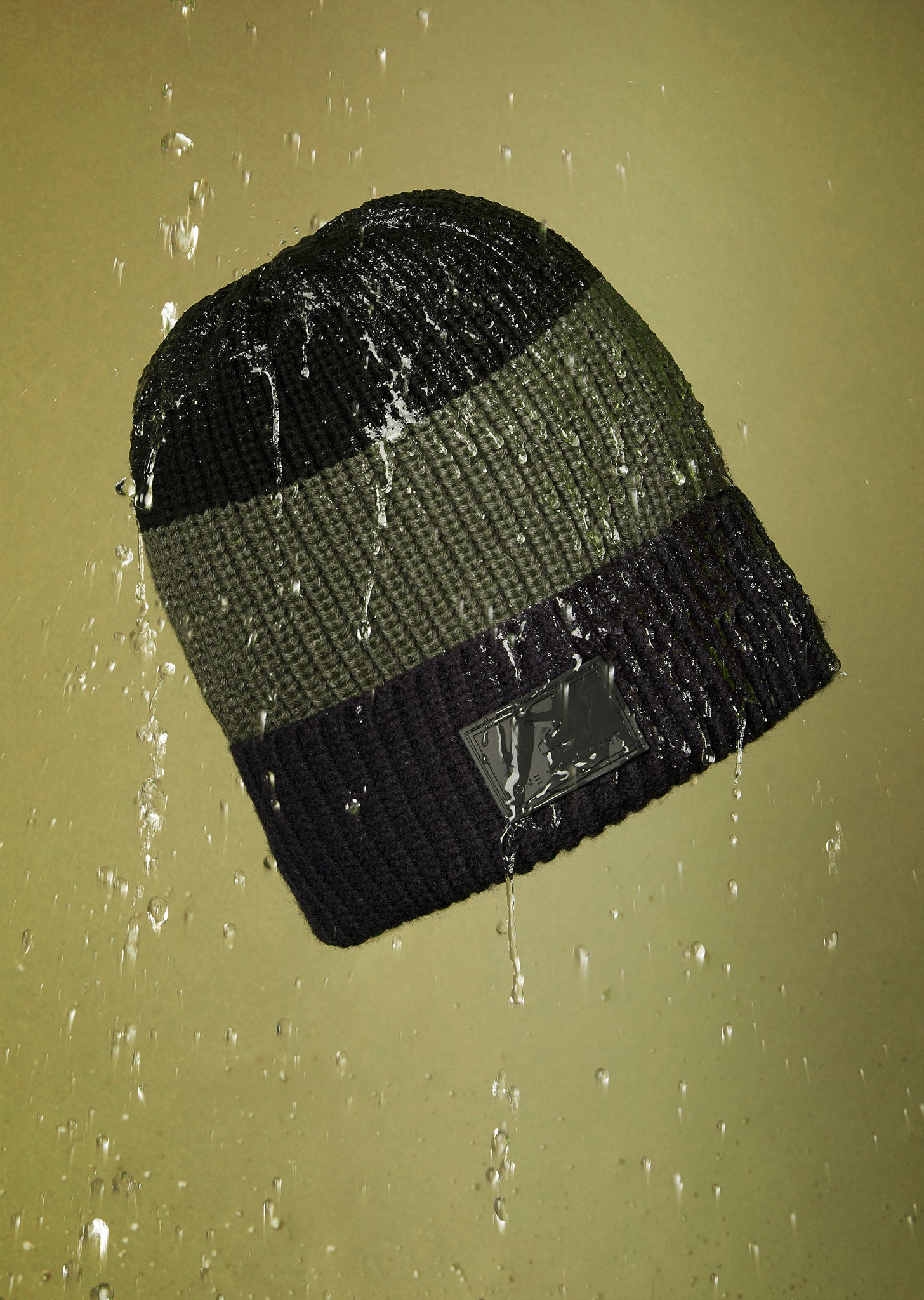 Big Head Beanie - Black Stripe