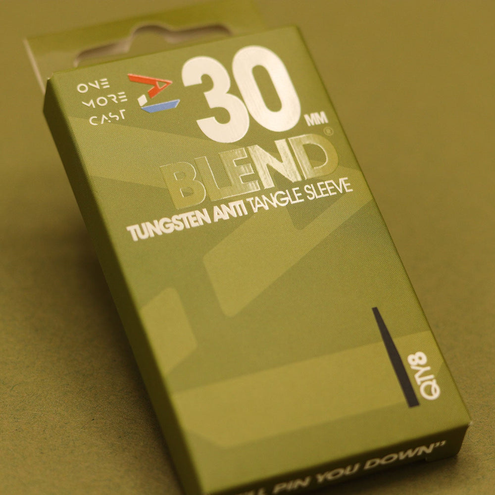 One More Cast Blend TUNGSTEN Anti Tangle Sleeves 30mm