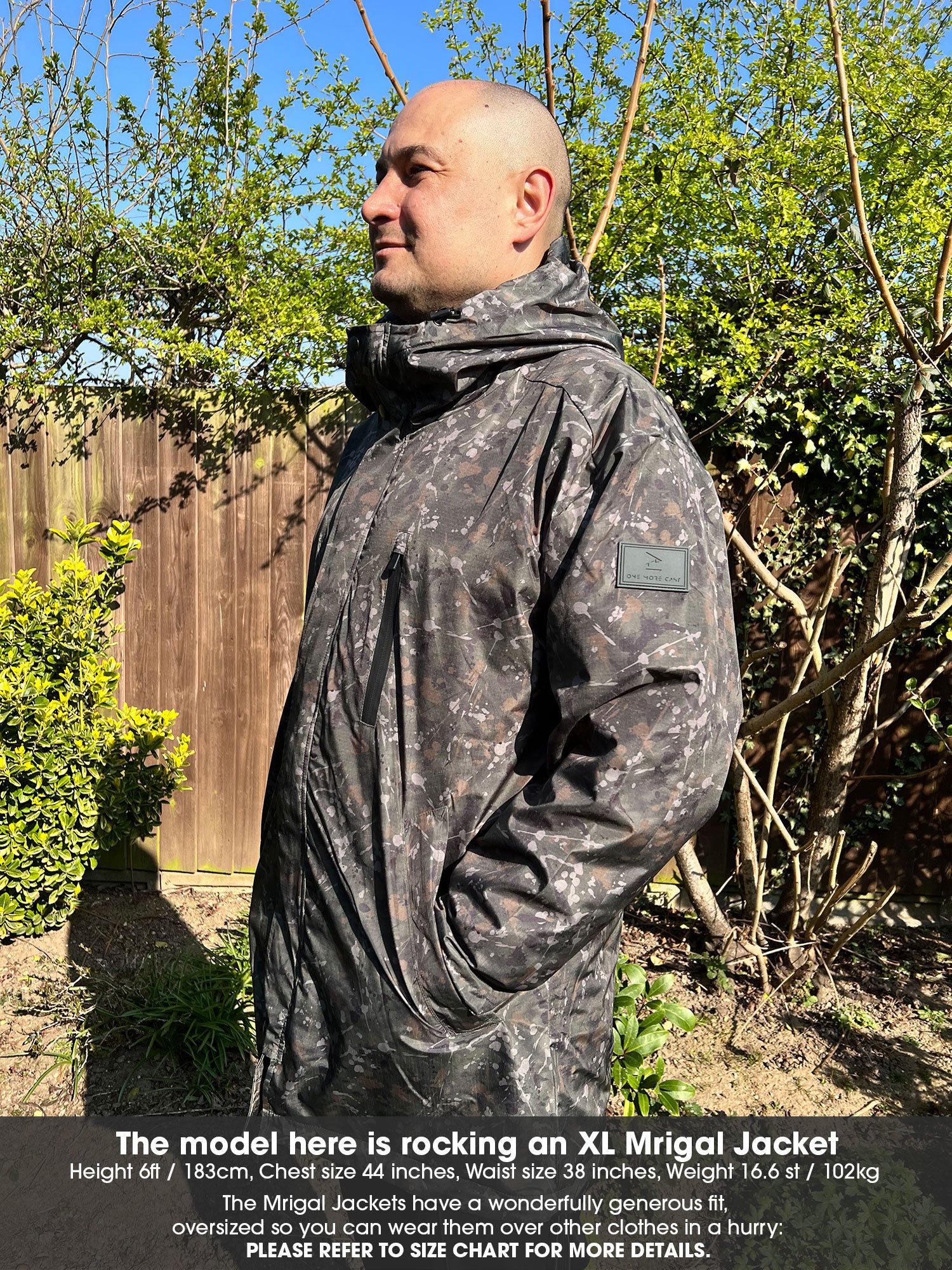 QS86 エレヴ　elev camouflageジャケット迷彩柄 Splash Camo Mrigal Spring Water Resistant Jacket – ONE MORE CAST