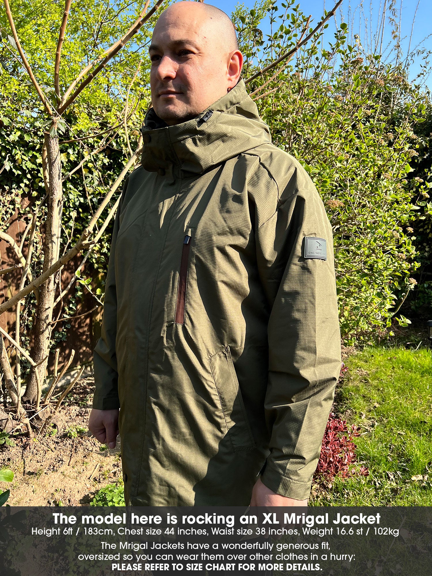 Forest Green Mrigal Spring Water Resistant Jacket