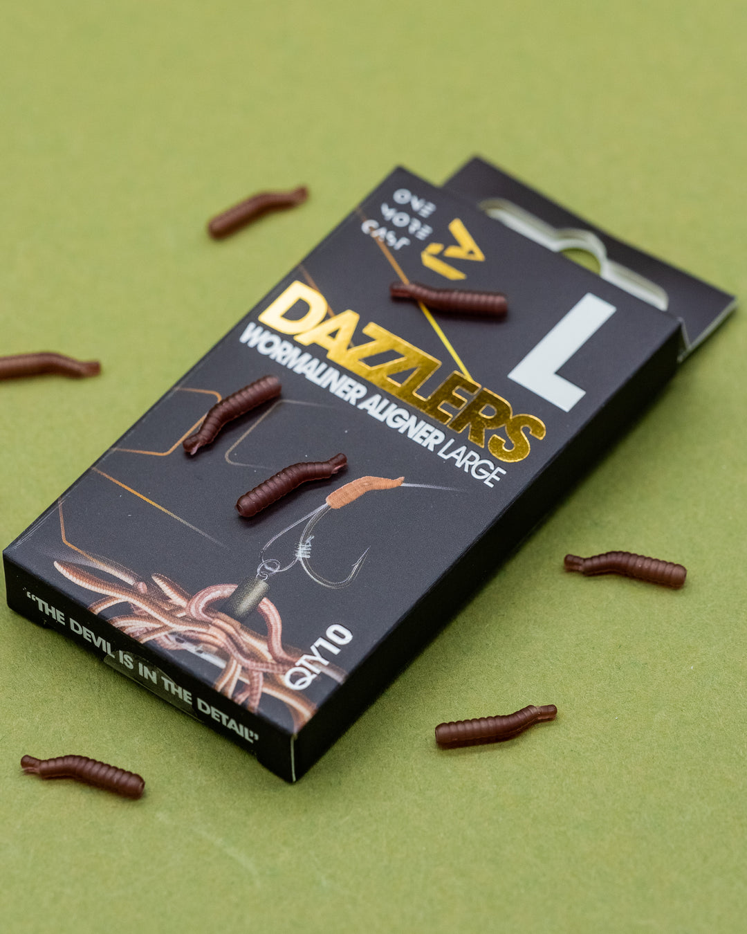 Terminal Fishing One More Cast Dazzlers Bloodliners – 10er Pack Kicker Für Karpfenfischen, Inturn-Tackle Kicker Köder Für Karpfen