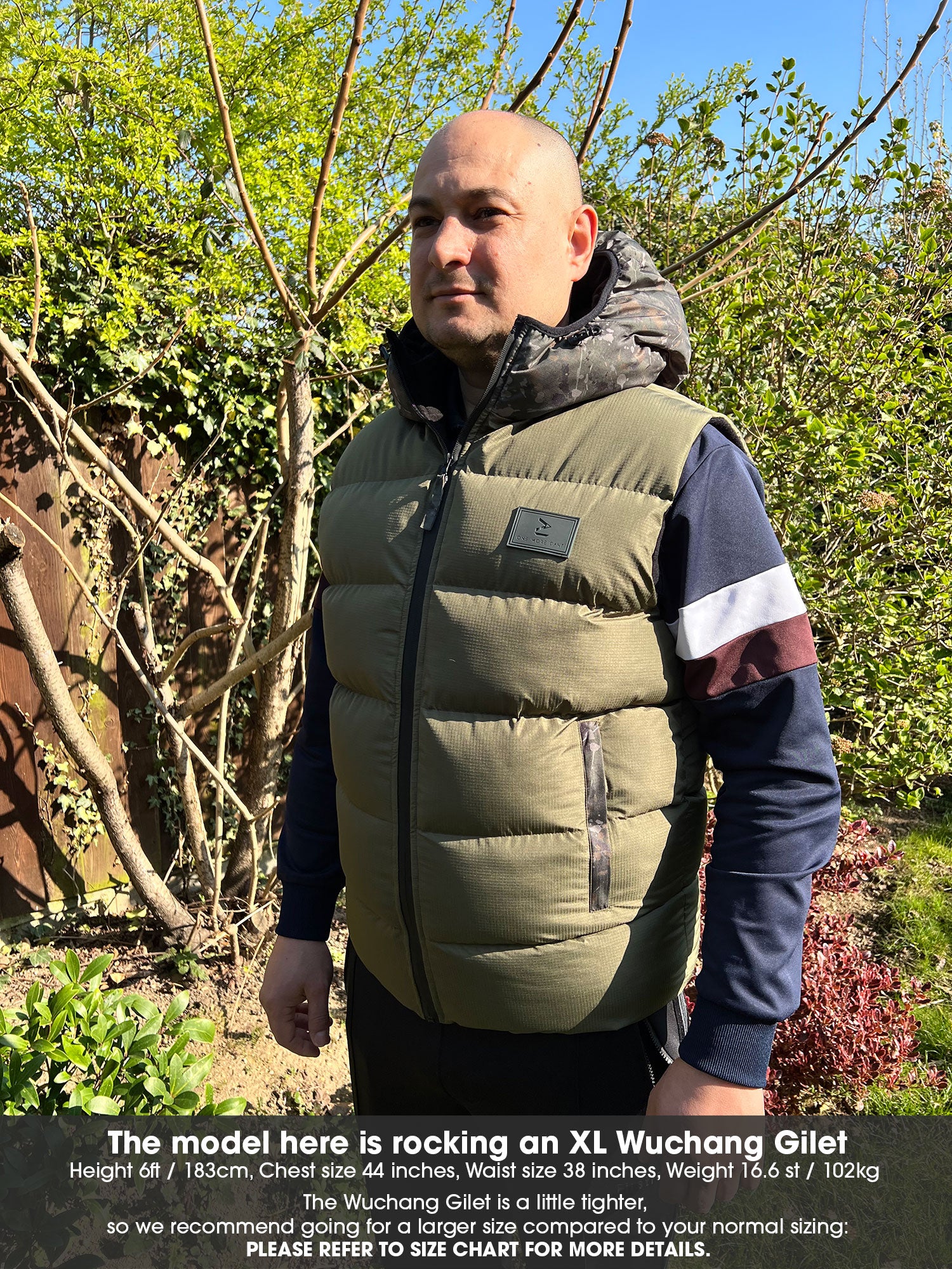 OMC One More Cast Wuchang Puffer Gilet (Water Repellent)